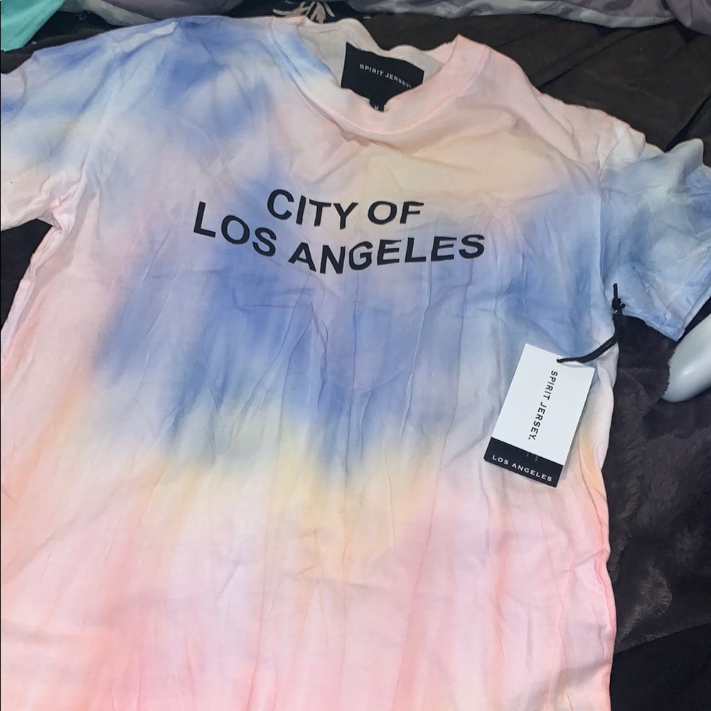 City of Los Angeles Tie Dye Tee Spirit Jersey